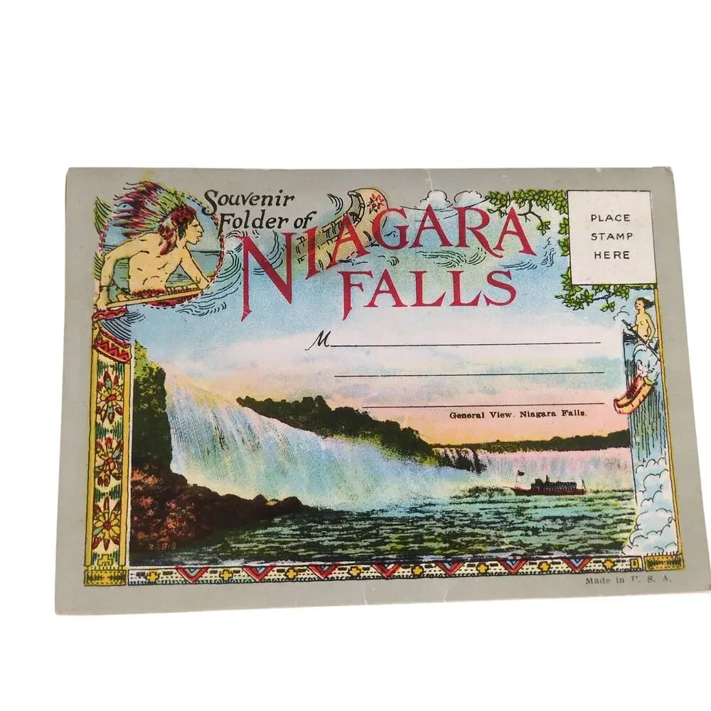 Souvenir Folder of Niagara Falls 1920s Fold-Out Postcards Horseshoe Rock‎ Ages+